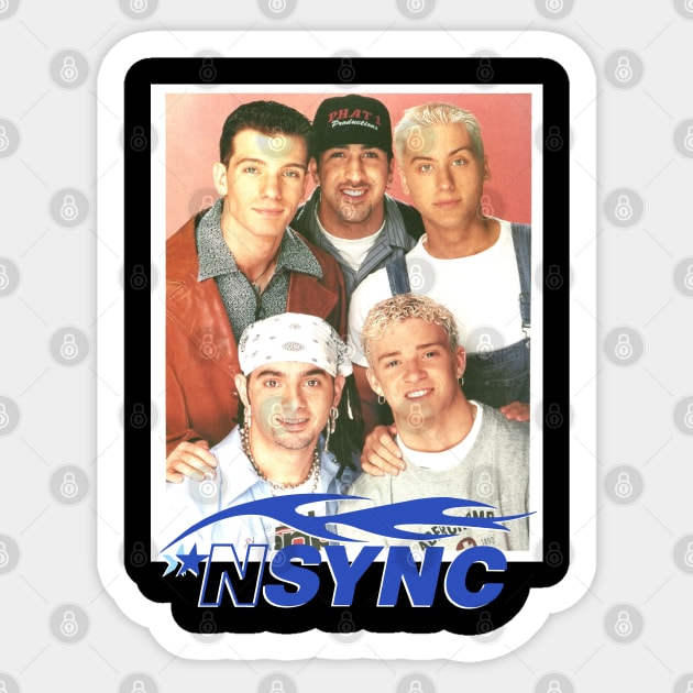 Nsync Vintage Style Sticker by Indranunik